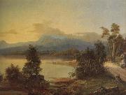 unknow artist norskt landskap oil painting reproduction